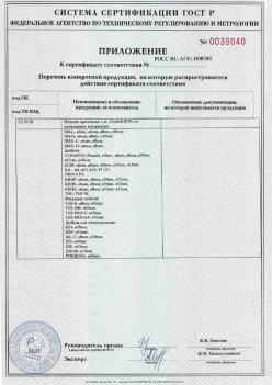 2017.10.11 Сосногорск - Приложение к сертификату Изделия крепежные т.м. Tech-KREP из полимерных материалов. ТУ 2291-001-99151810-2012